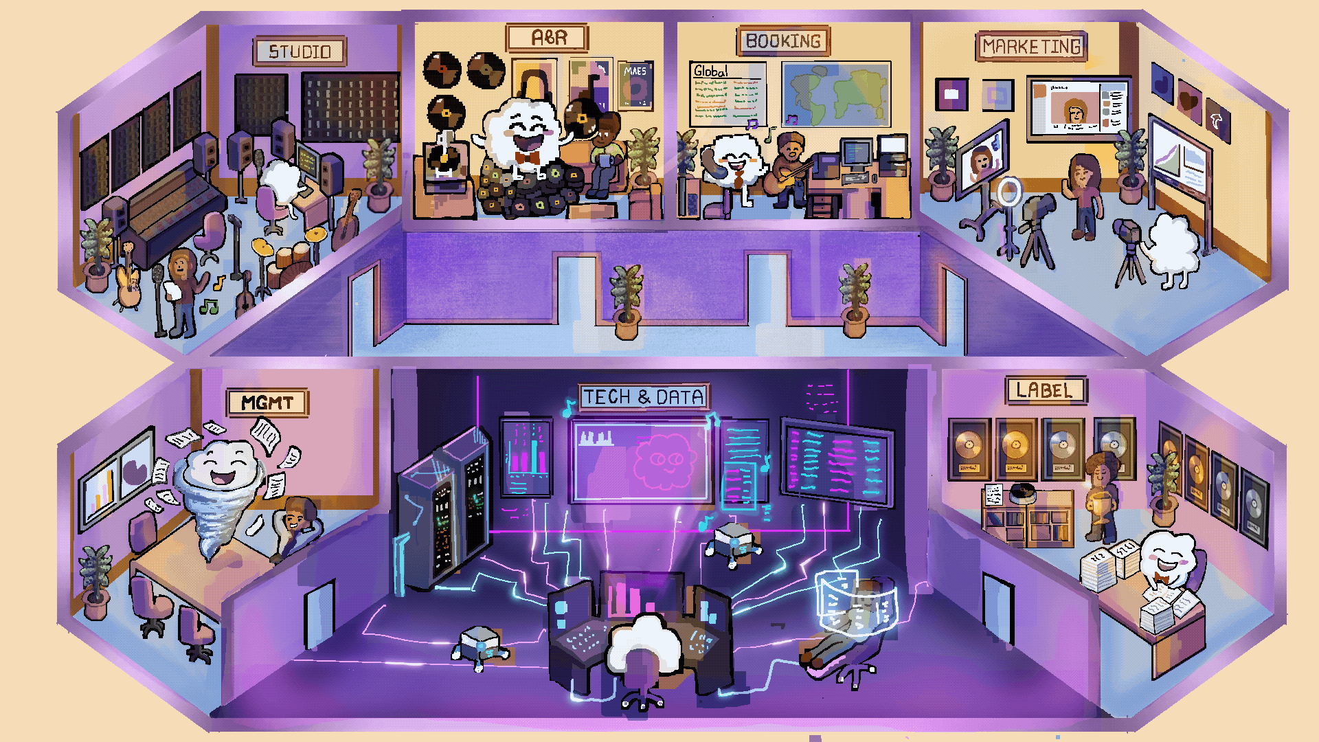 A complete space dedicated to your music.